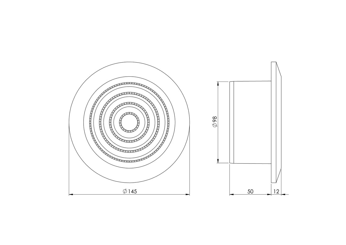 VENTILATSIOONIREST EUROPLAST PLAST ANTRATSIIT NGA100