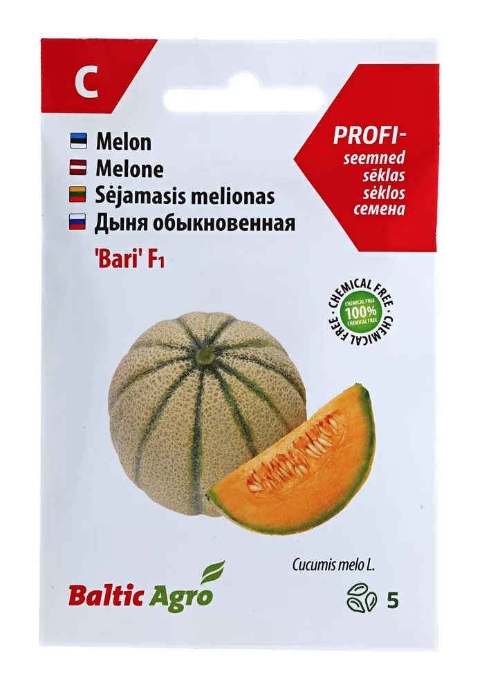 SEEMNED BALTIC AGRO MELON "BARI" F1, 5 SEEMET