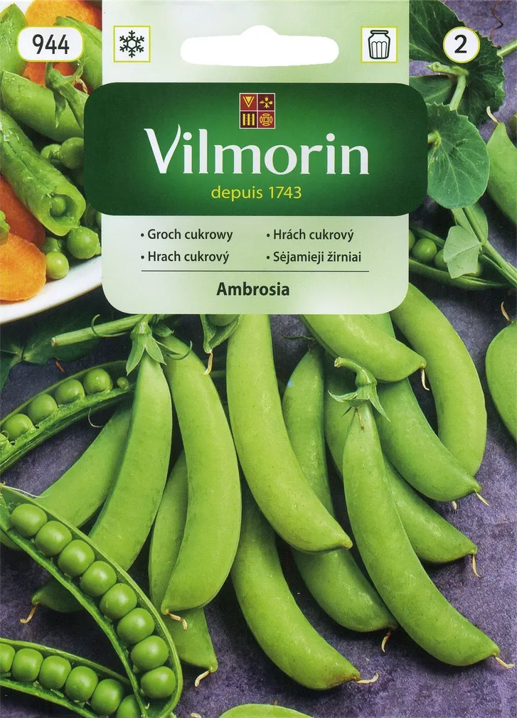 SEEMNED VILMORIN AEDHERNES AMBROSIA PISUM SATIVUM