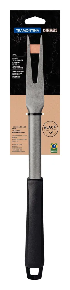 GRILLIKAHVEL TRAMONTINA CHURRASCO BLACK