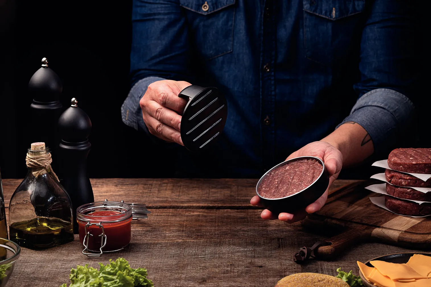 BURGERIPRESS TRAMONTINA CHURRASCO