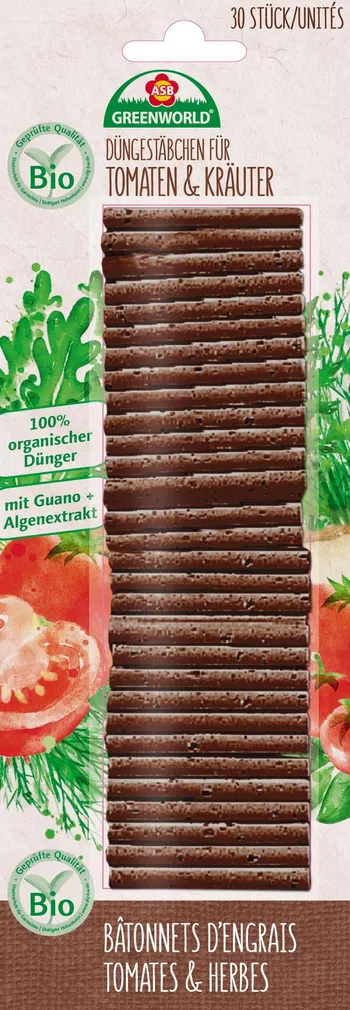 VÄETISEPULGAD GREENWORLD BIO TOMATITELE JA ÜRTIDELE 30TK