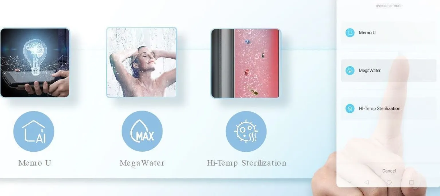 BOILER MIDEA LUME 80 VERT 80L 1500W Wi-Fi