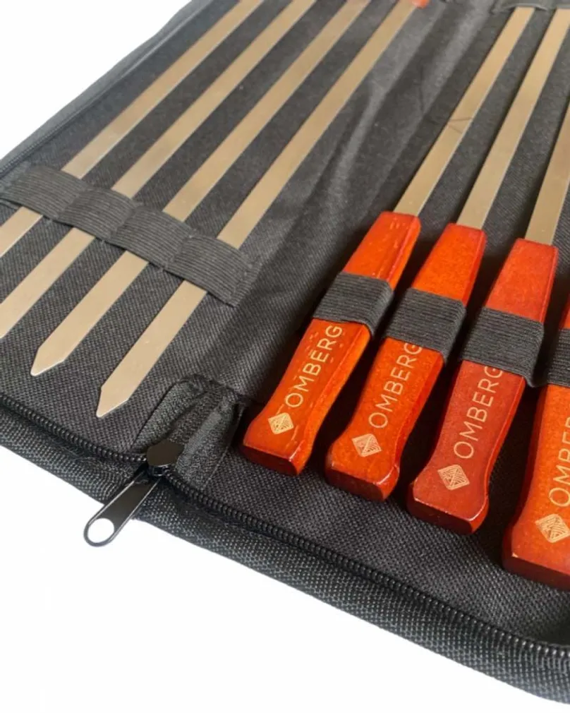 ŠAŠLÕKIVARDAD OMBERG PUITKÄEPIDEMEGA 43,5CM, 8TK