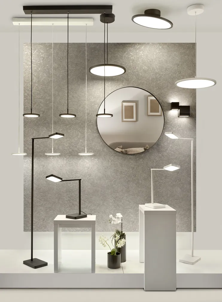 PÕRANDALAMP TRIO PAVIA 12W LED MATT MUST