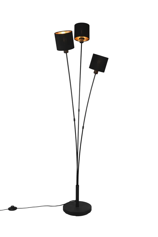 PÕRANDALAMP TRIO TOMMY 3X40W E14 MATT MUST/KULD