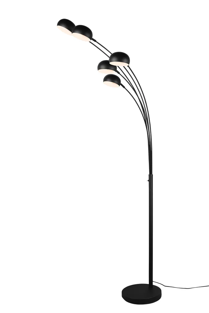 PÕRANDALAMP TRIO DITO 5X10W E14 MATT MUST