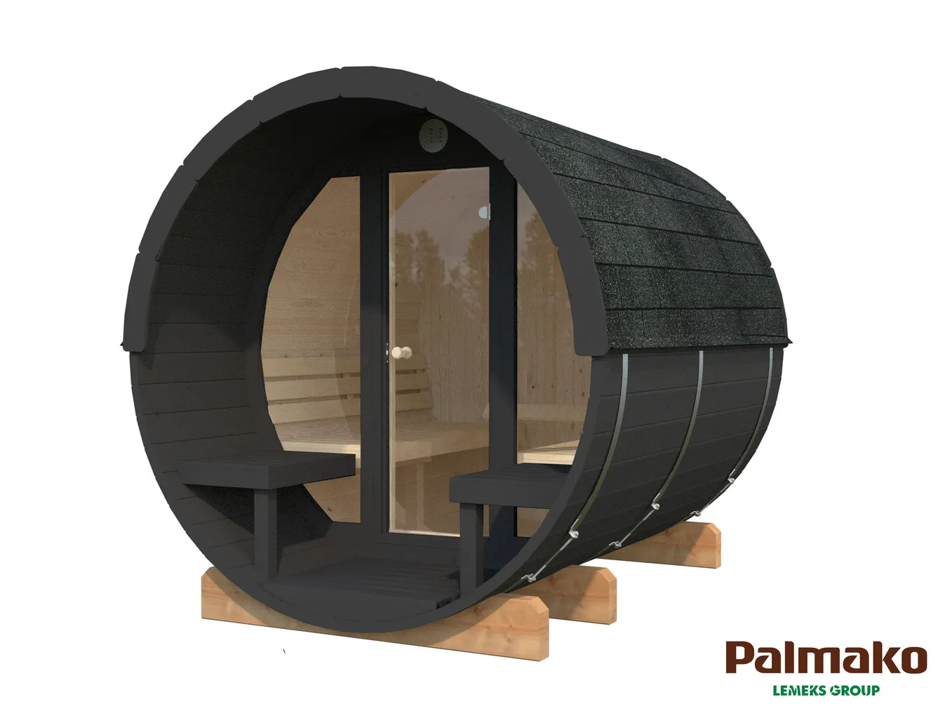 SAUN PALMAKO ANITA 1,3+0,7M² KLAASSEINAGA