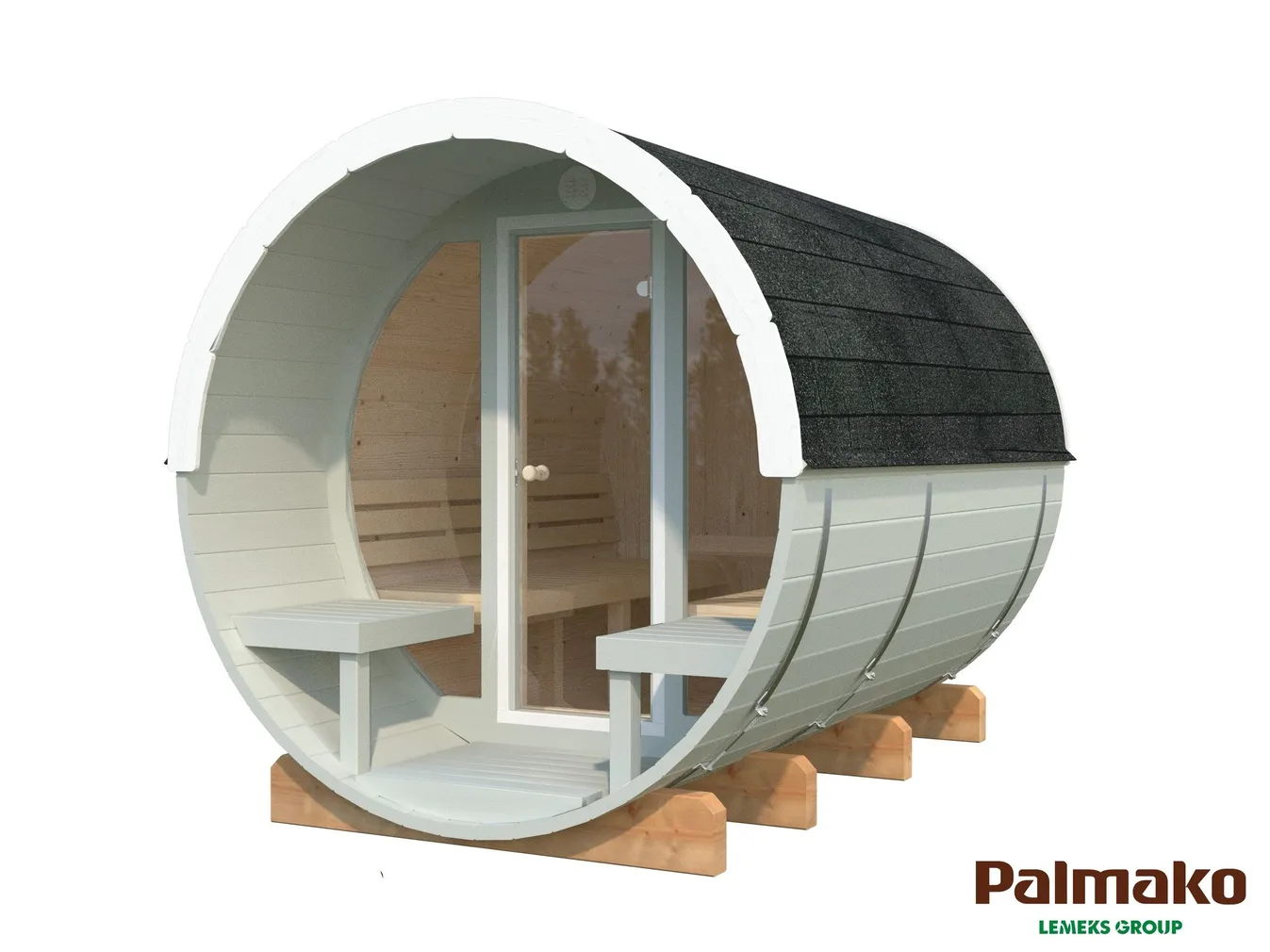 SAUN PALMAKO ANITA 1,6+0,7M² KLAASSEINAGA