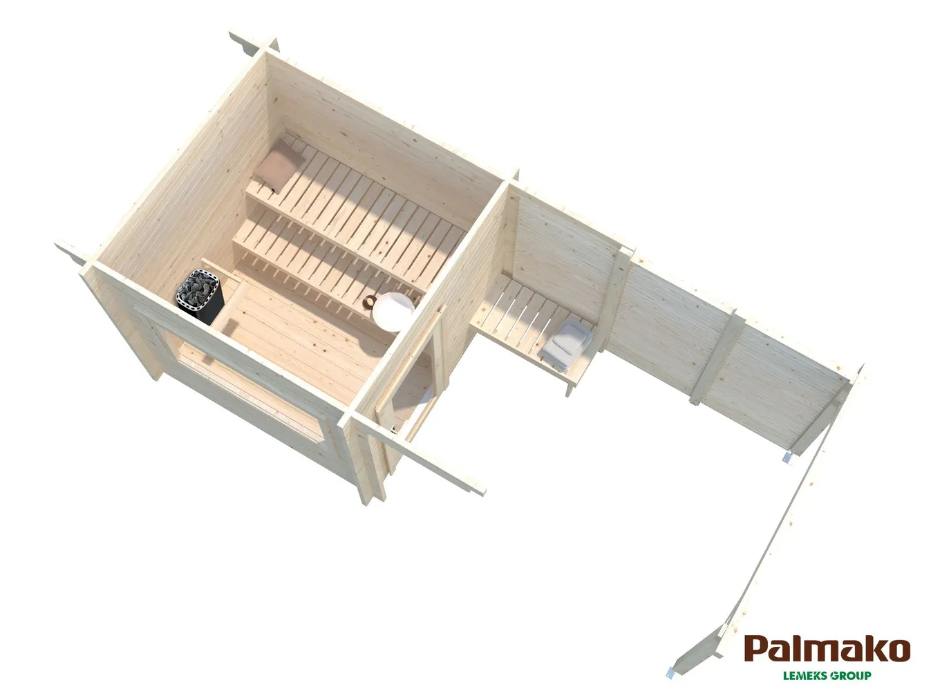 SAUN PALMAKO SANNA 4,1+5,9M²