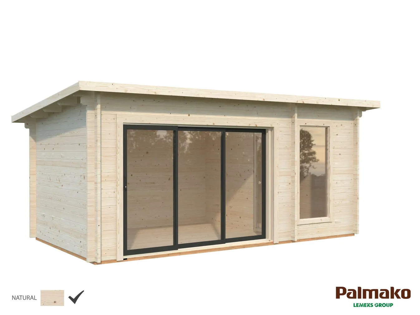 SAUN PALMAKO SANNA 12,8M² SLIDE