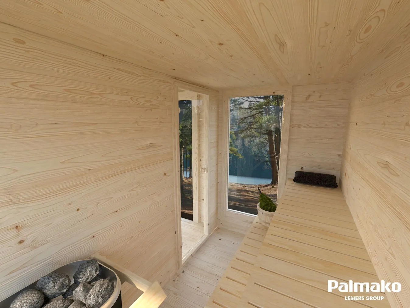 SAUN PALMAKO SANNA 12,8M² SLIDE