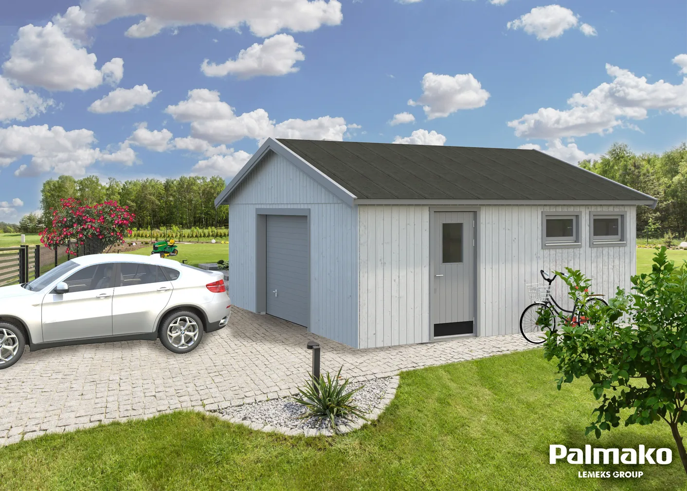 GARAAŽ PALMAKO ANDRE 28,5M² SEKTSIOONUKSEGA