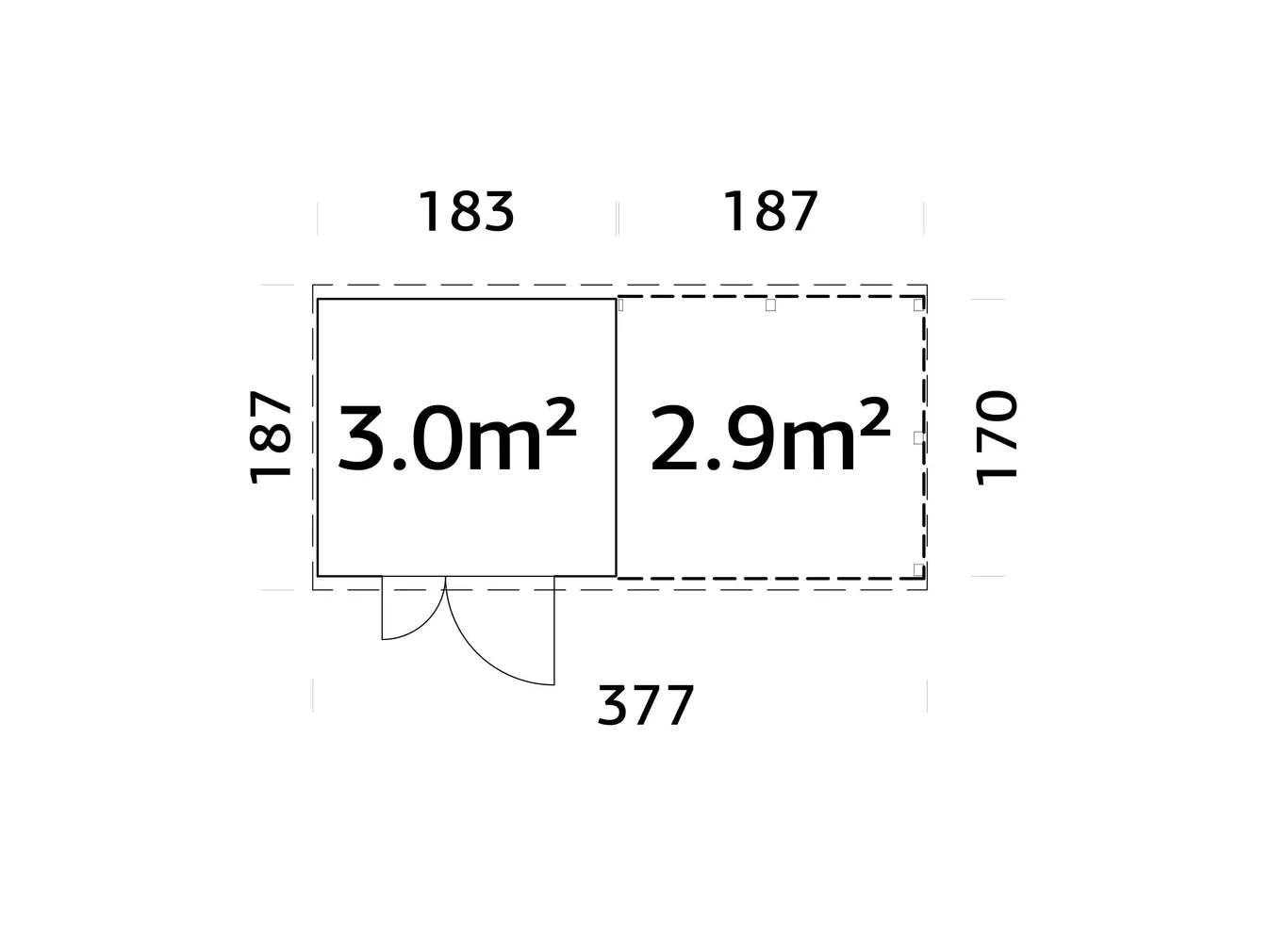 KUUR PALMAKO LEIF 3,0+2,9M²
