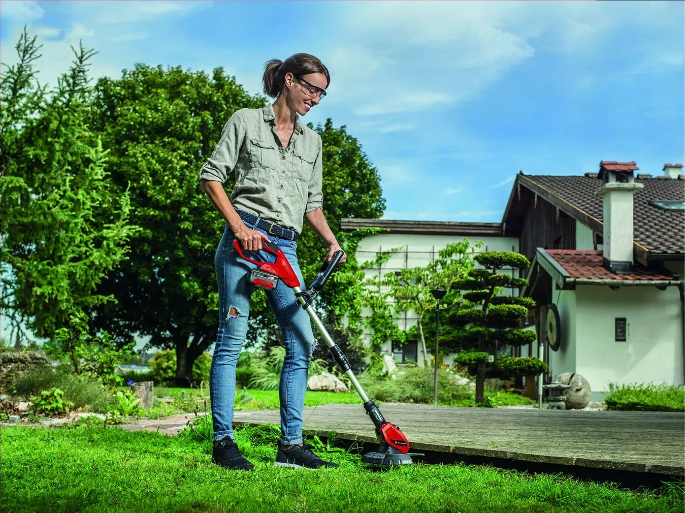 AKUMURUTRIMMER EINHELL GE-CT 18 LI + (1X2,0AH)