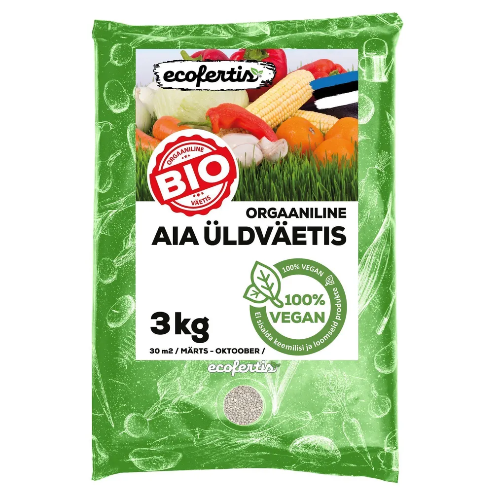 AIA ÜLDVÄETIS ECOFERTIS ORGAANILINE VEGAN 3KG