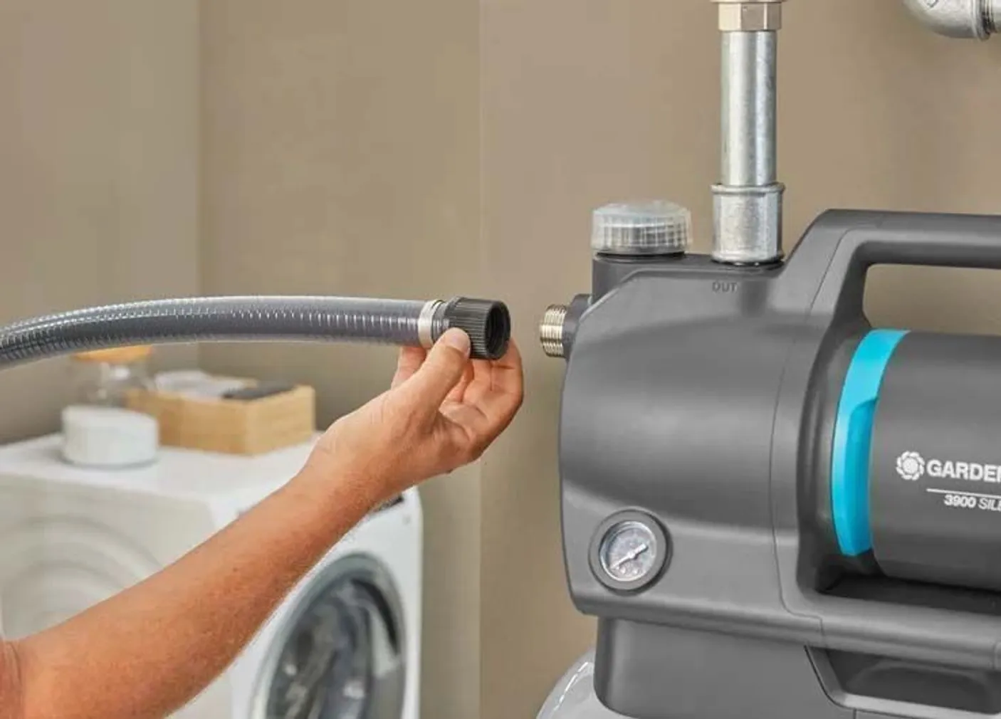 HÜDROFOOR GARDENA 3900 SILENT 650W, 3900L/H, 43M 4.3BAR