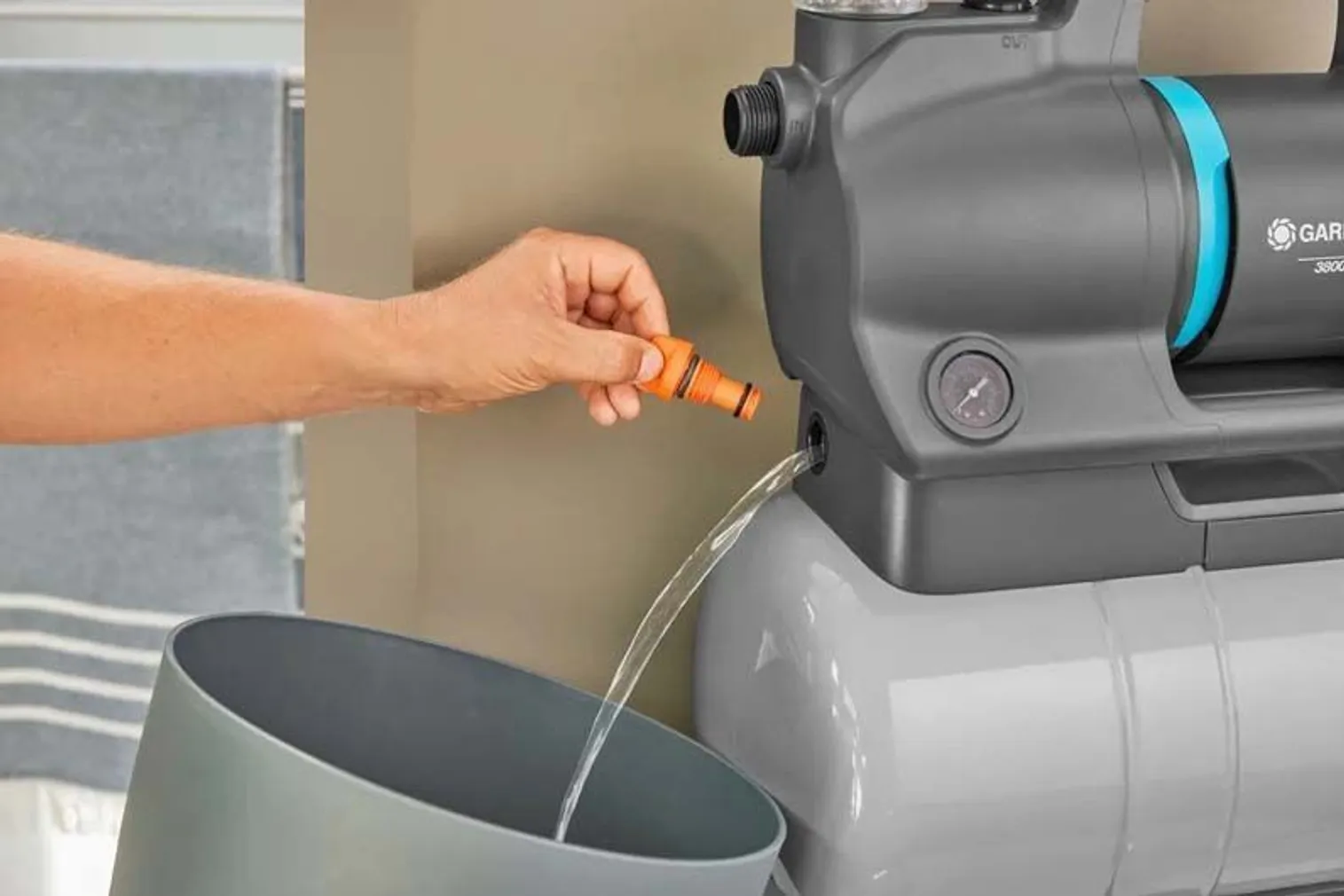 HÜDROFOOR GARDENA 3900 SILENT 650W, 3900L/H, 43M 4.3BAR