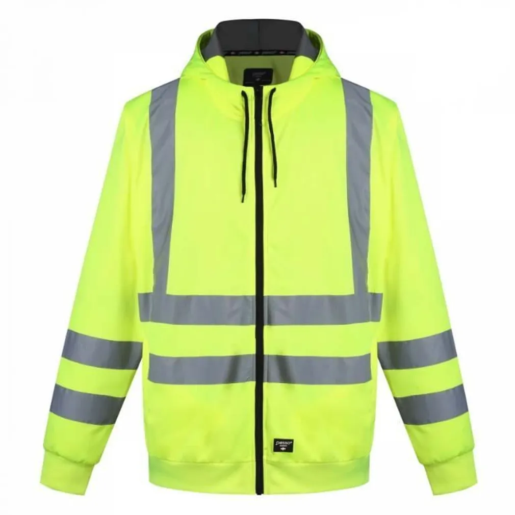 DRESSIPLUUS KAPUUTSIGA PESSO FL03 KÕRGNÄHTAV CL2, KOLLANE L