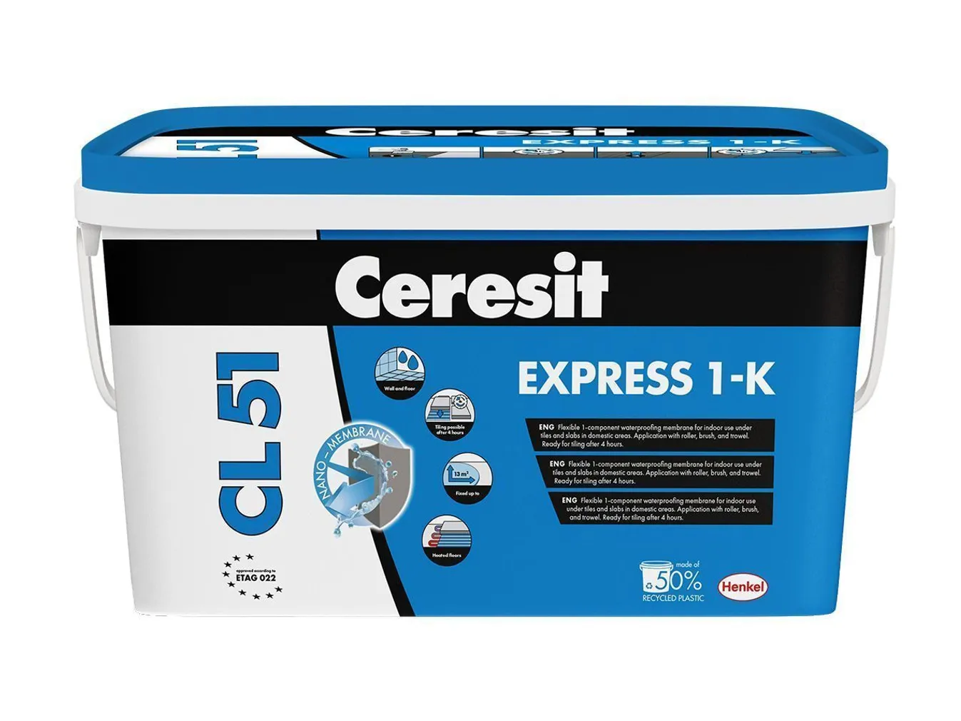 HÜDROISOLATSIOONIMASTIKS CERESIT CL51 2KG