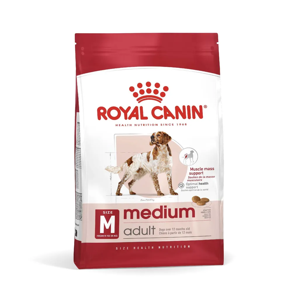 KUIVTOIT ROYAL CANIN KOERALE MEDIUM ADULT 4KG