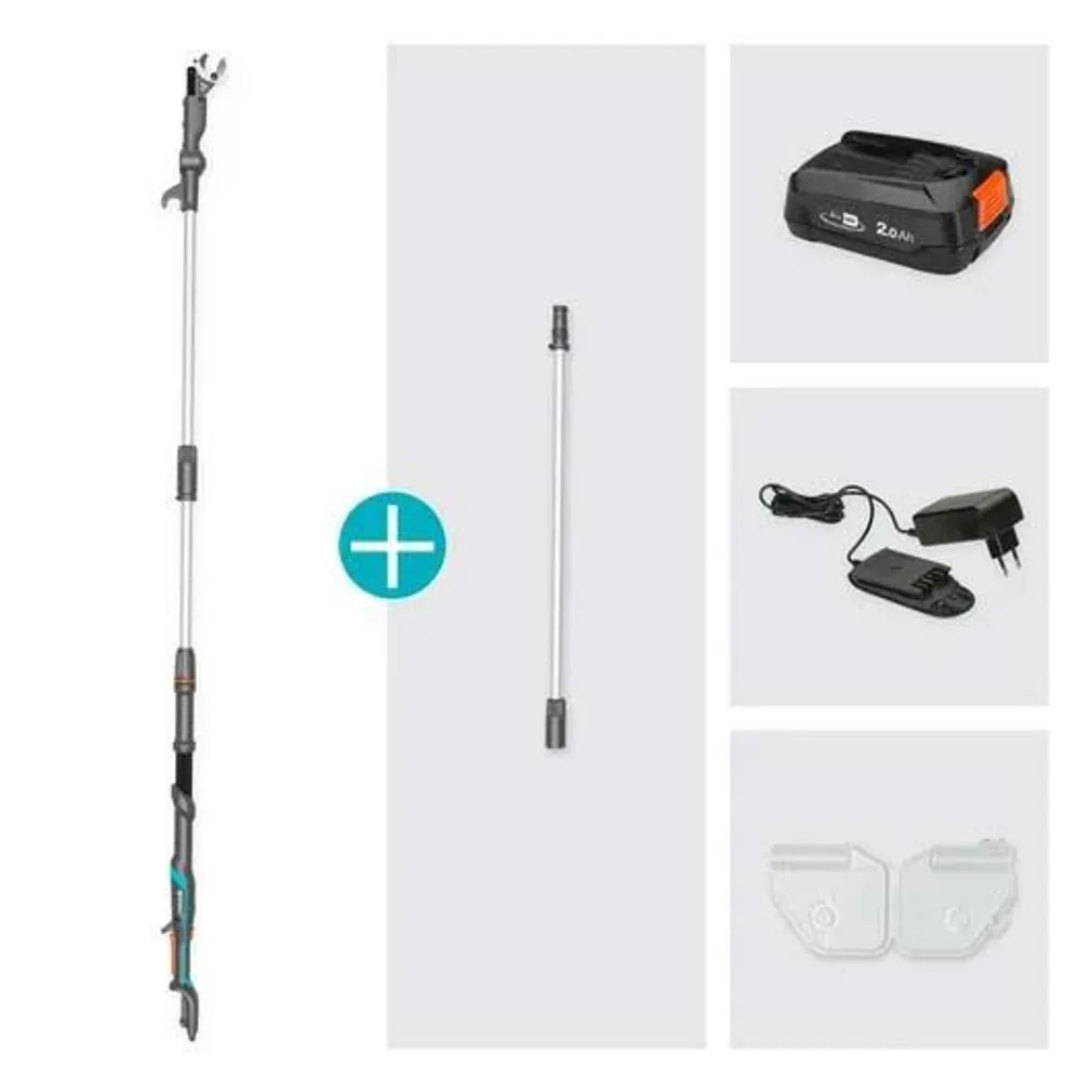 AKUOKSALÕIKUR GARDENA HIGHCUT 360/18V P4A, AKU JA LAADIJAGA