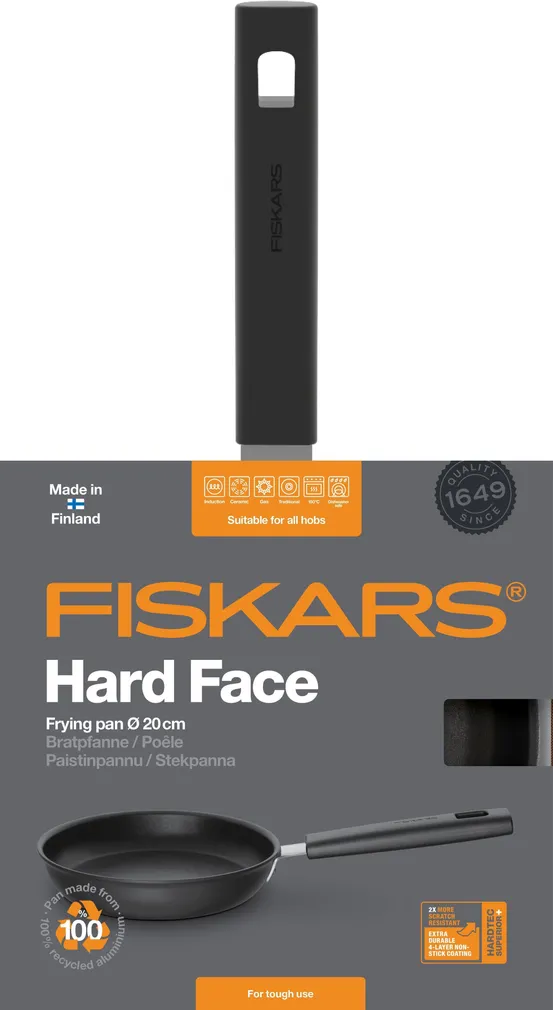 PANN FISKARS HARD FACE 20CM