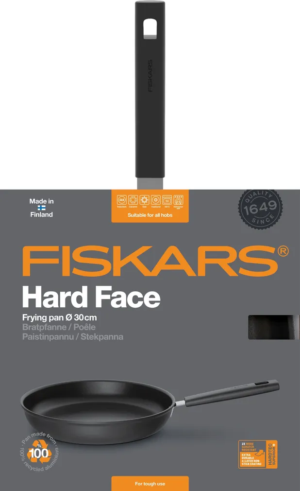 PANN FISKARS HARD FACE 30CM