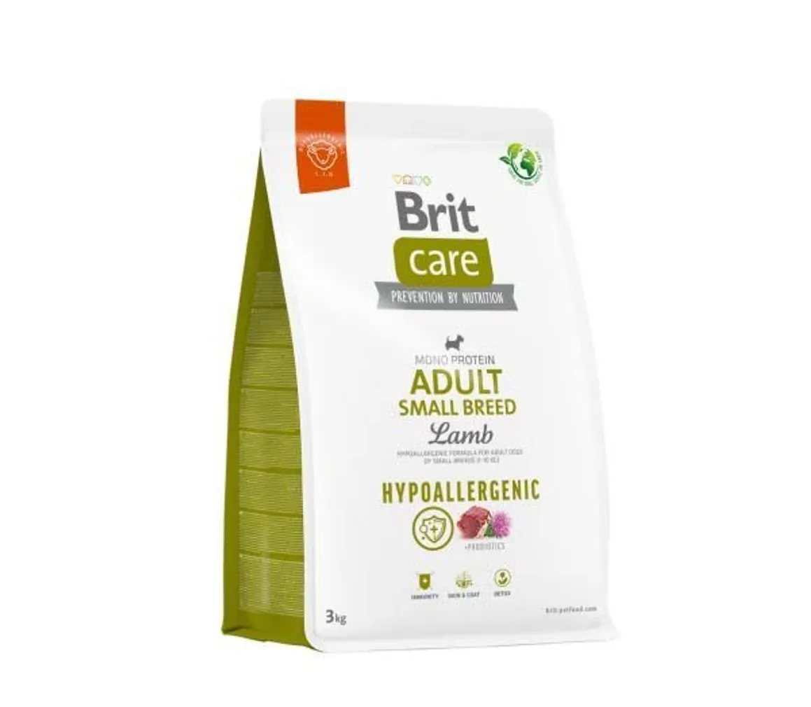 KUIVTOIT BRIT CARE KOERTELE ADULT LAMMAS/RIIS 3KG