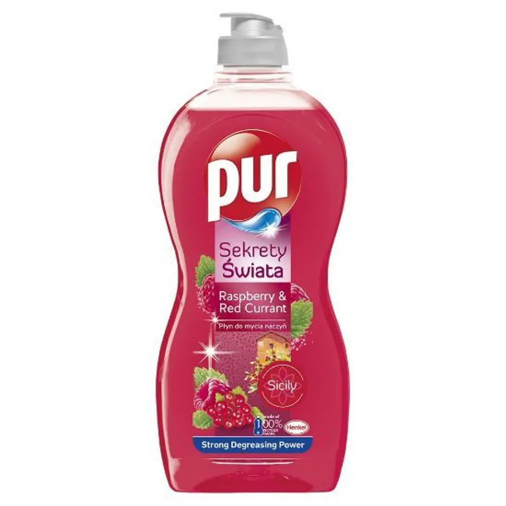 NÕUDEPESUVAHEND PUR POWER RASPBERRY AND RED CURRANT 450ML