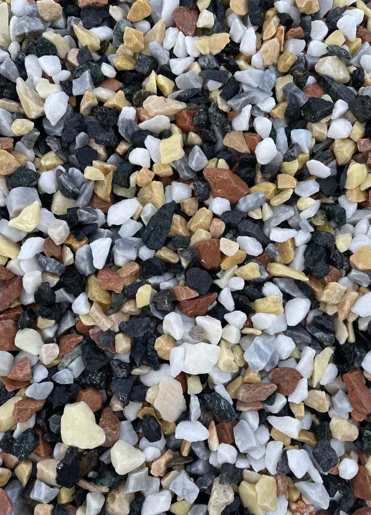 DEKORATIIVKILLUSTIK MITMEVÄRVILINE 8/16 1000KG BIGBAG