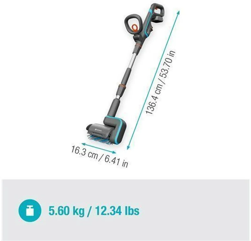 AKUGA PINNAPUHASTAJA GARDENA UNIVERSAL, KOMPLEKT 18V LI-ION/2,5AH