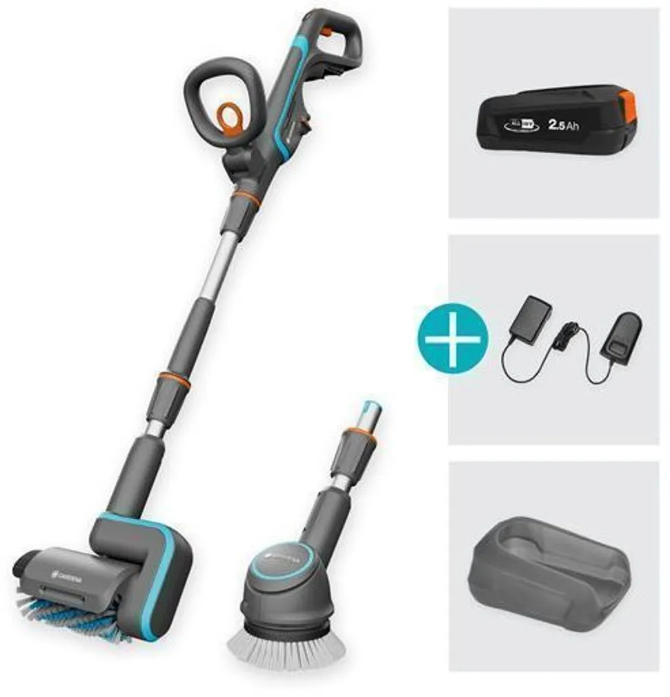 AKUGA PINNAPUHASTAJA GARDENA UNIVERSAL, KOMPLEKT 18V LI-ION/2,5AH