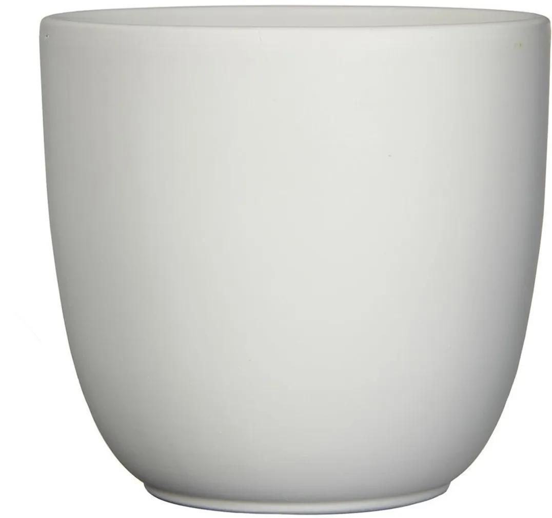 ÜMBRISPOTT MICA TUSCA MATT VALGE 23X25CM