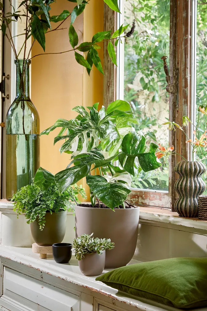 ÜMBRISPOTT MICA TUSCA MATT MUST 18,5X19,5CM