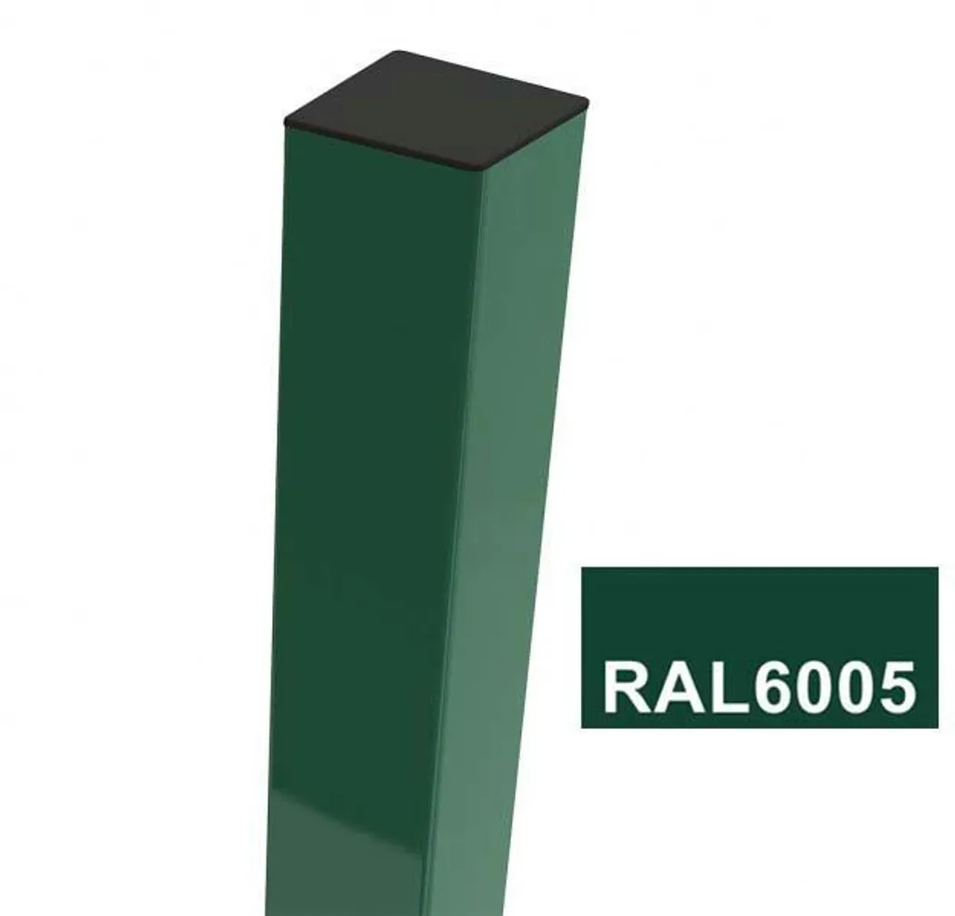 NELIKANT AIAPOST 60X60X2000MM/1,5MM ROHELINE RAL6005