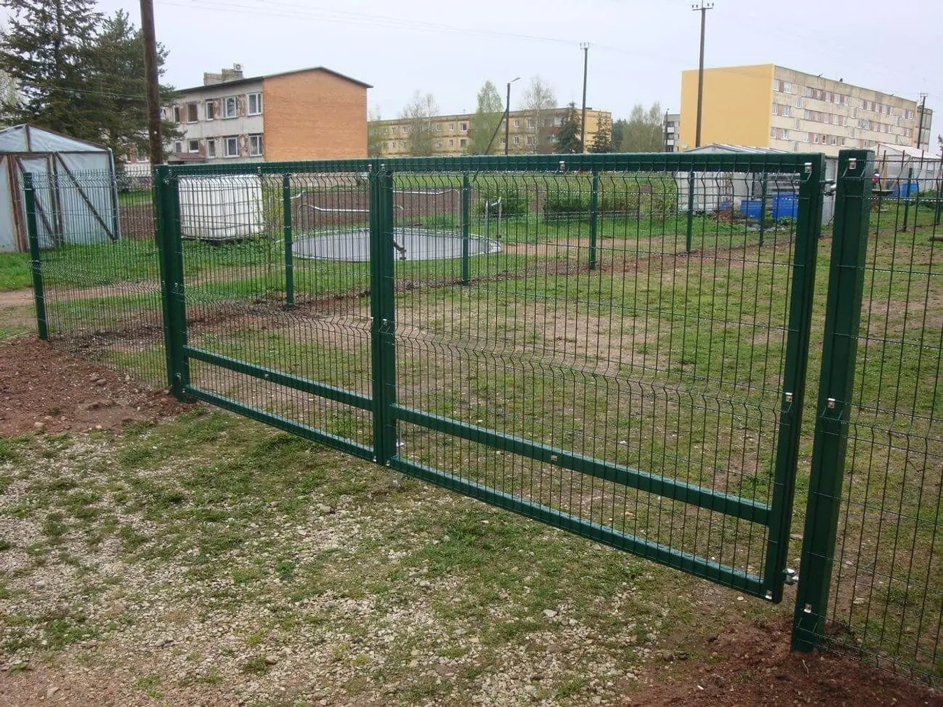 AUTOVÄRAVA RAAM 1250X4000MM RAL6005 ZN