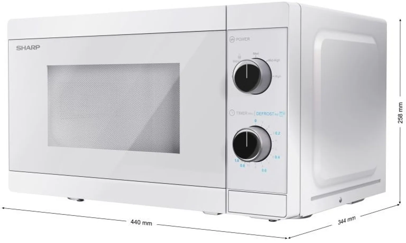 MIKROLAINEAHI SHARP 20L 800W YC-MS01E-C