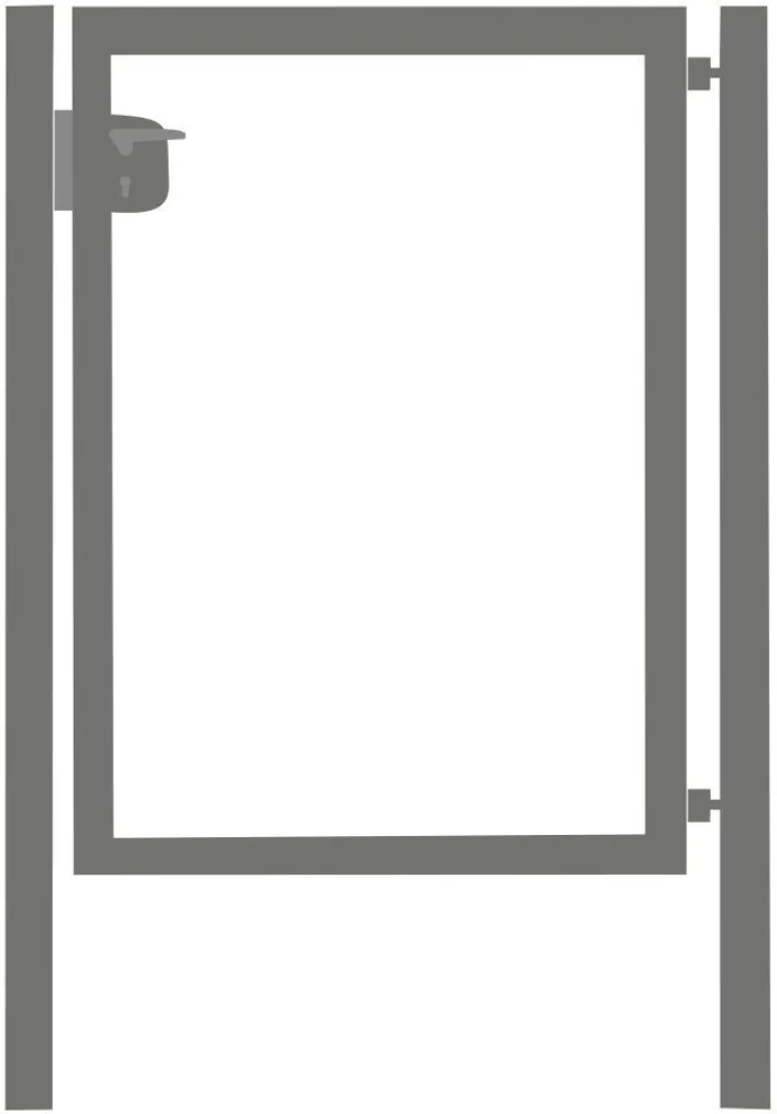 JALGVÄRAVA RAAM LOCINOX LUKUGA 1150X1000MM RAL7016 ZN