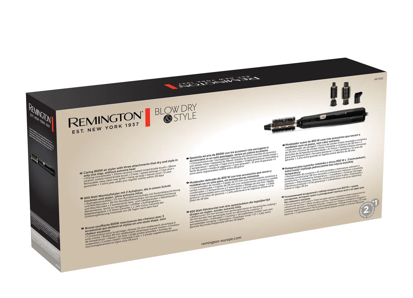 FÖÖN-KOOLUTAJA REMINGTON AS7300 BLOW DRY & STYLE 800W