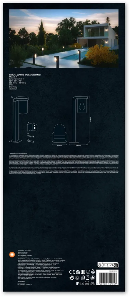 POSTVALGUSTI LEDVANCE CLEAR 50CM E27