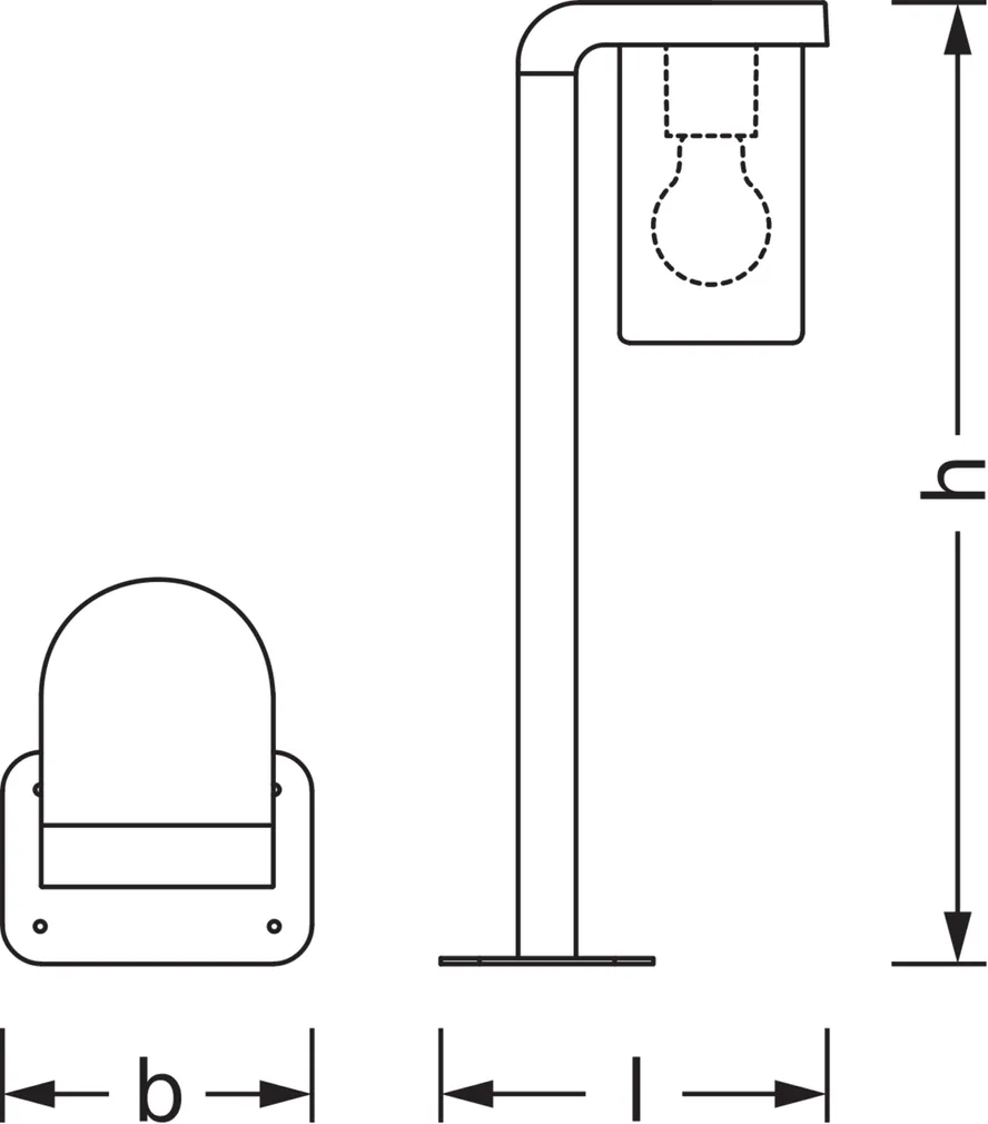 POSTVALGUSTI LEDVANCE CLEAR 50CM E27