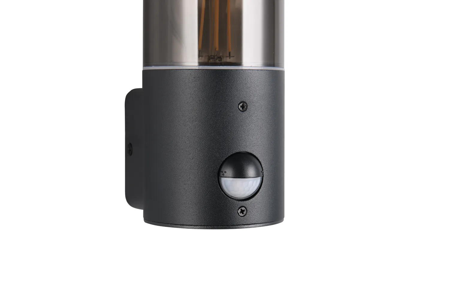 VÄLISVALGUSTI TRIO HOOSIC SEINALE ÜHEOSALINE E27 MUST LIIKUMISANDUR