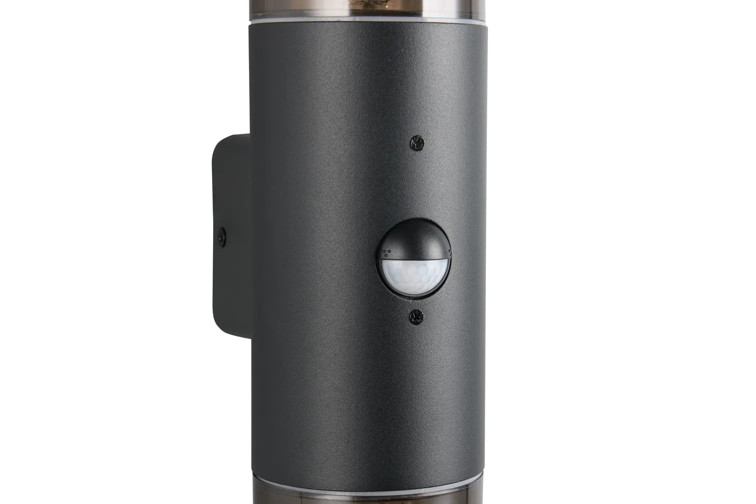 VÄLISVALGUSTI TRIO HOOSIC SEINALE KAHEOSALINE E27 MUST LIIKUMISANDUR