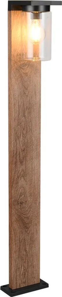 VÄLISVALGUSTI TRIO ARDILA POST 100CM E27 PUIT/MATT MUST HÄMARUSANDUR