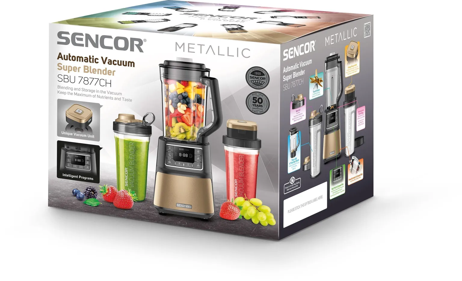BLENDER SENCOR SUPER SBU 7877CH VAAKUMIGA 1500W