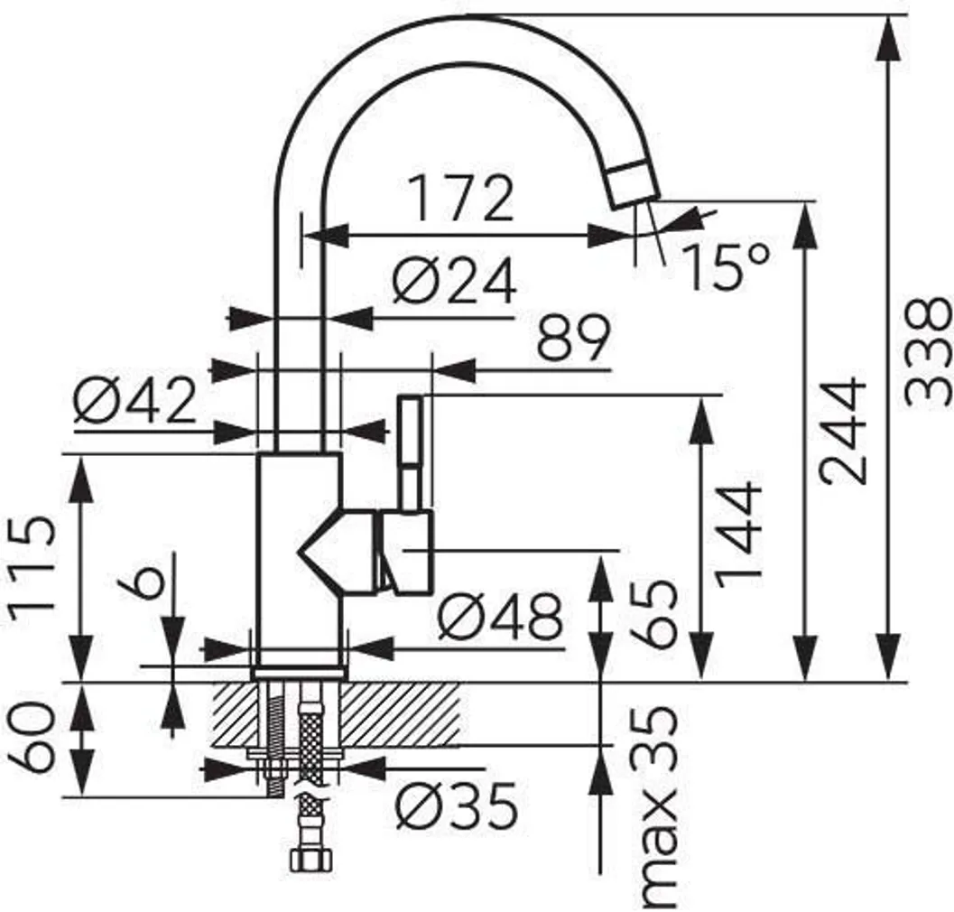 KÖÖGISEGISTI FERRO CAMIRA INOX PAINDUV JOOKSUTORU