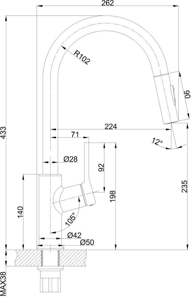 KÖÖGISEGISTI INVENA FARSALA SISSETÕMMATAVA OTSIKUGA MUST