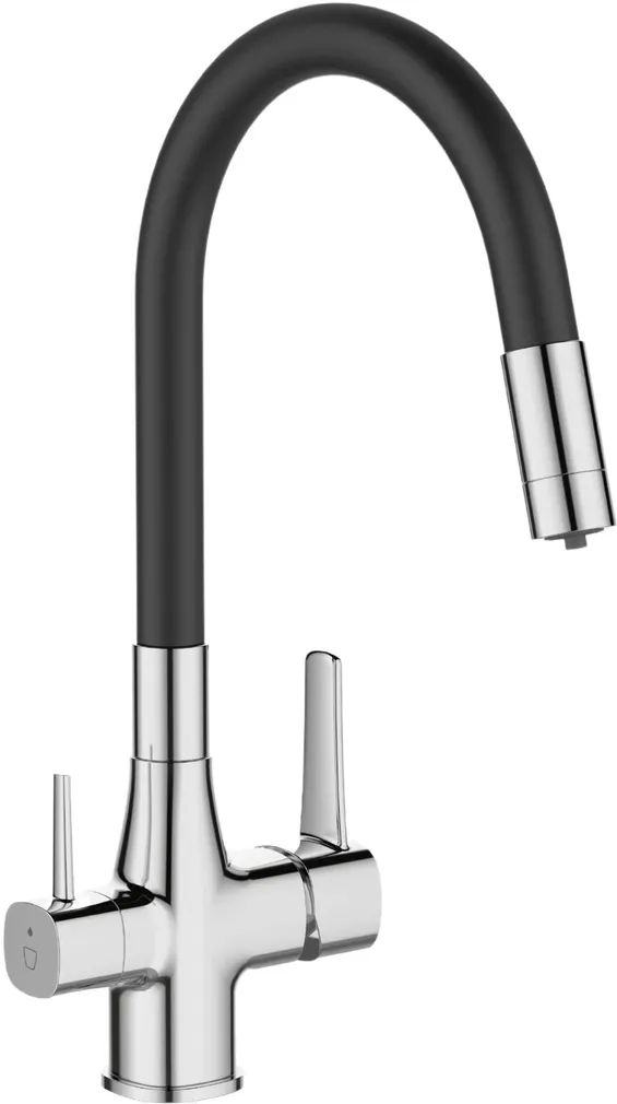 KÖÖGISEGISTI INVENA MAGIC FILTRISÜSTEEMIGA MUST/KROOM