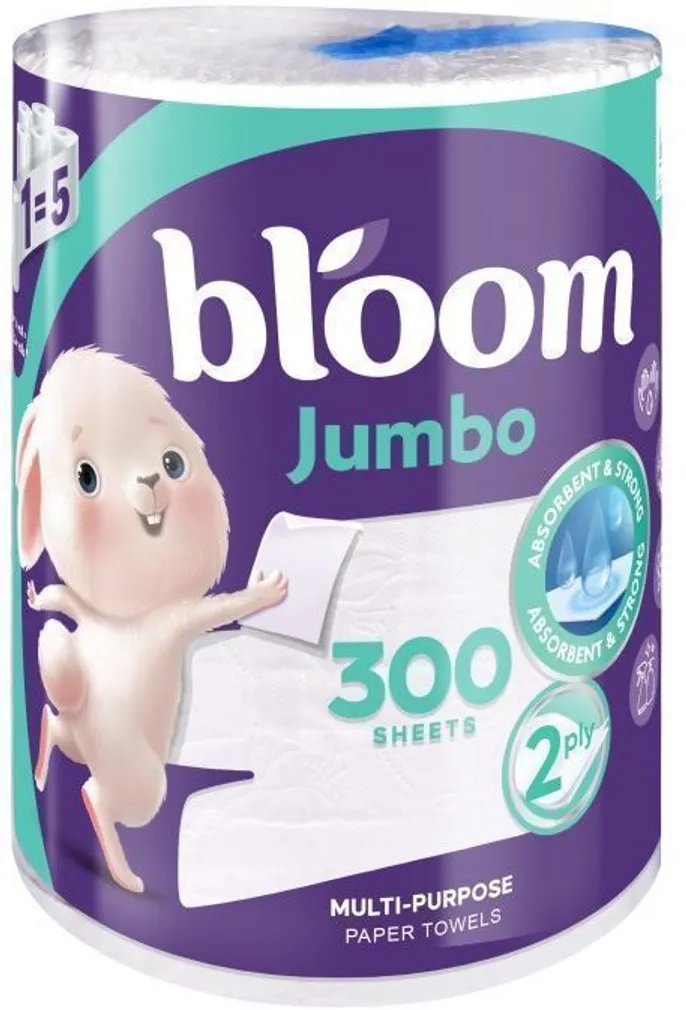 MAJAPIDAMISPABER BLOOM 2-KIHILINE 300 LEHTE